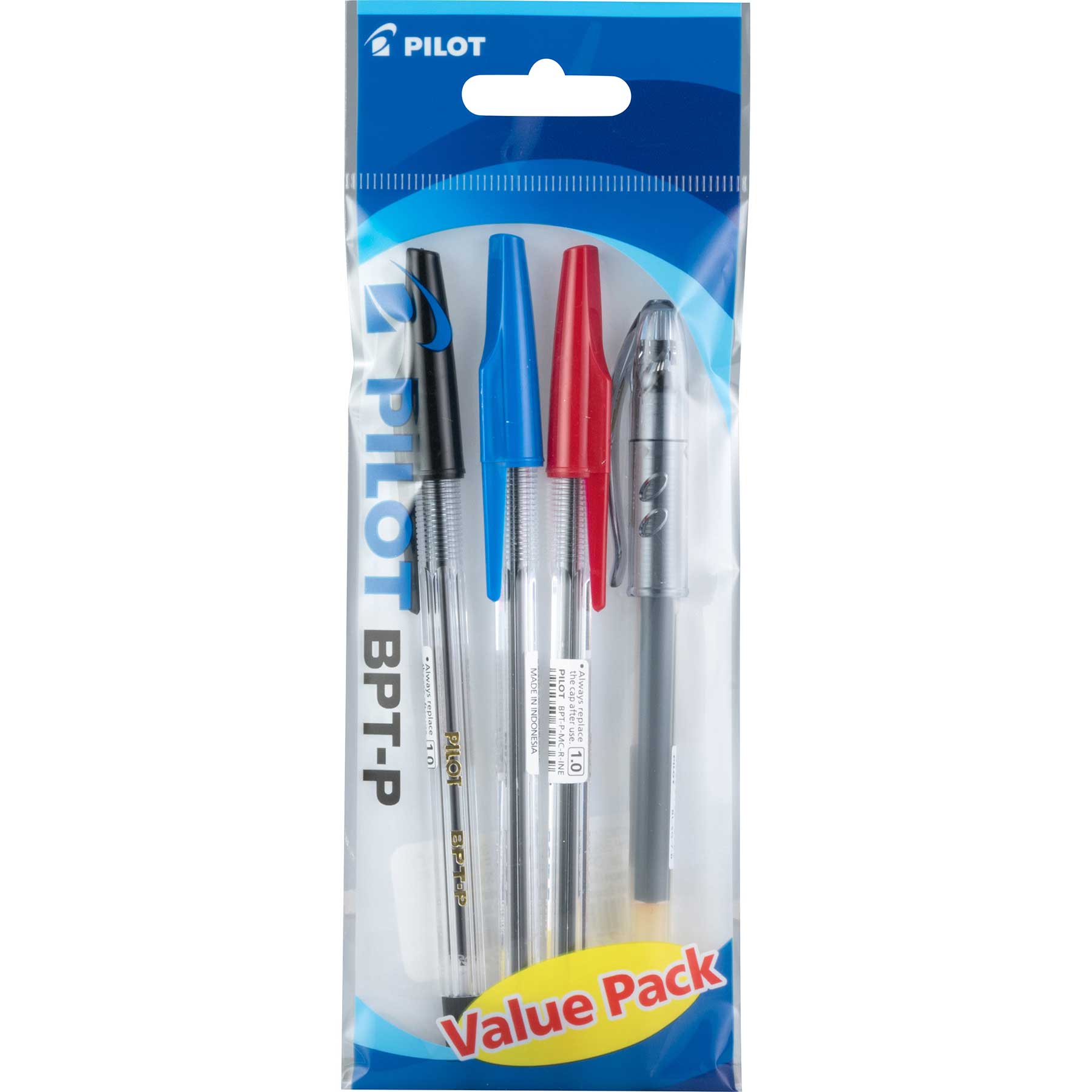 Bolígrafo Punto Mediano 1.0 mm Pilot BPT-P Bl/3 Básicos