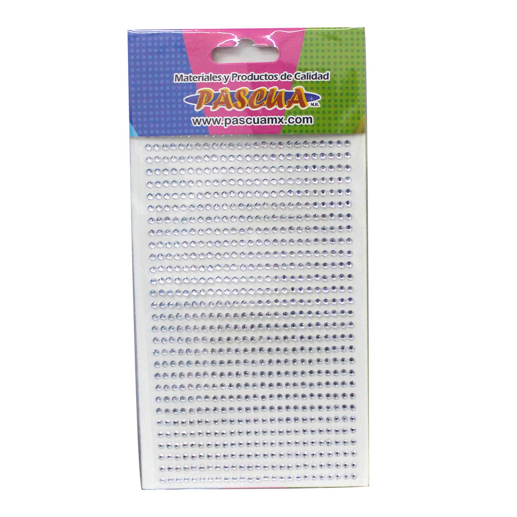 Acces. P/Manuali. Pascua Red03 Plata 3Mm Piedras Red