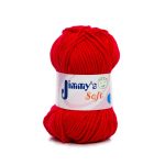 Estambre Soft Liso Jimmys Rojo 50 g.