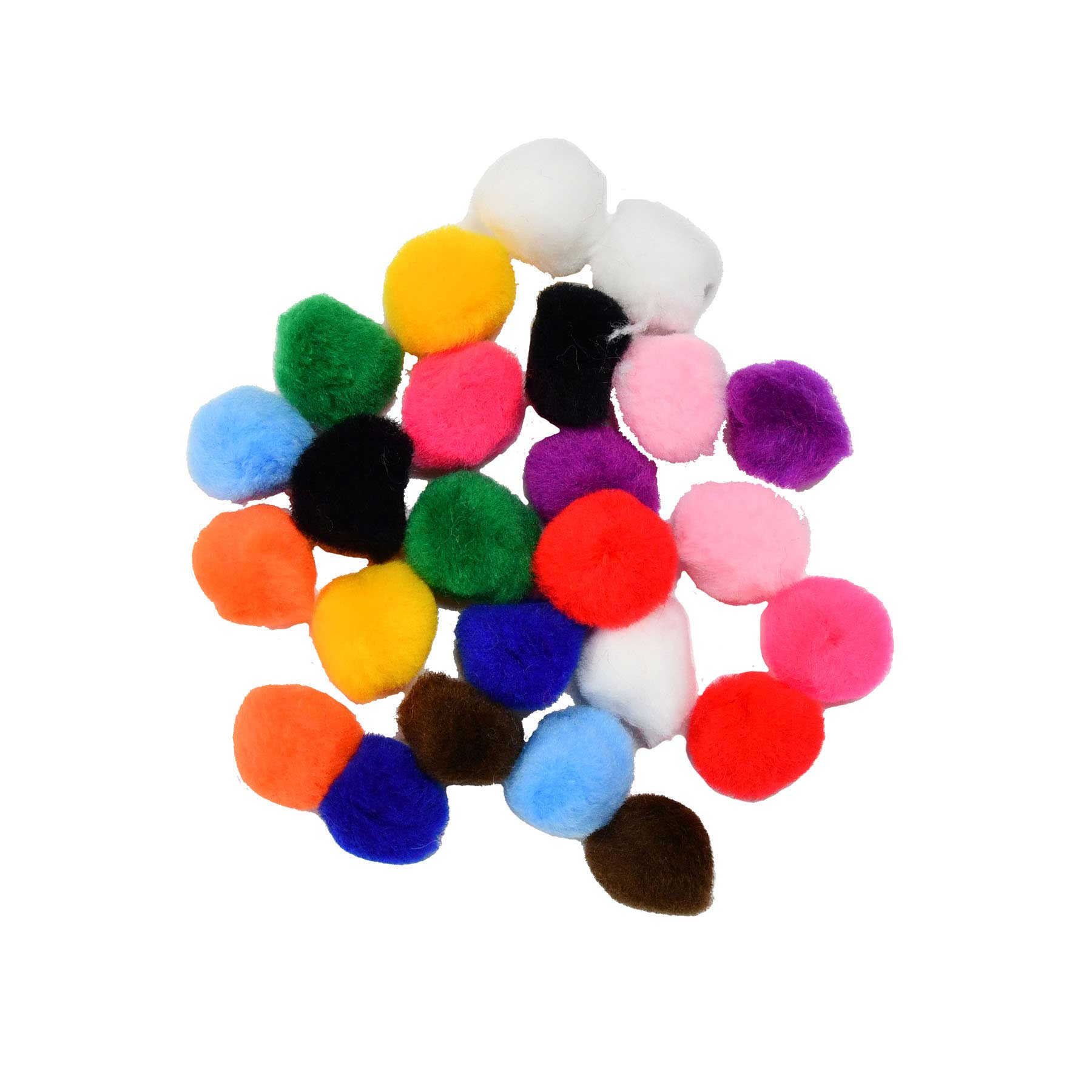Pompon Sederia No.25 Multicolor Bolsa C/25 Pzs.