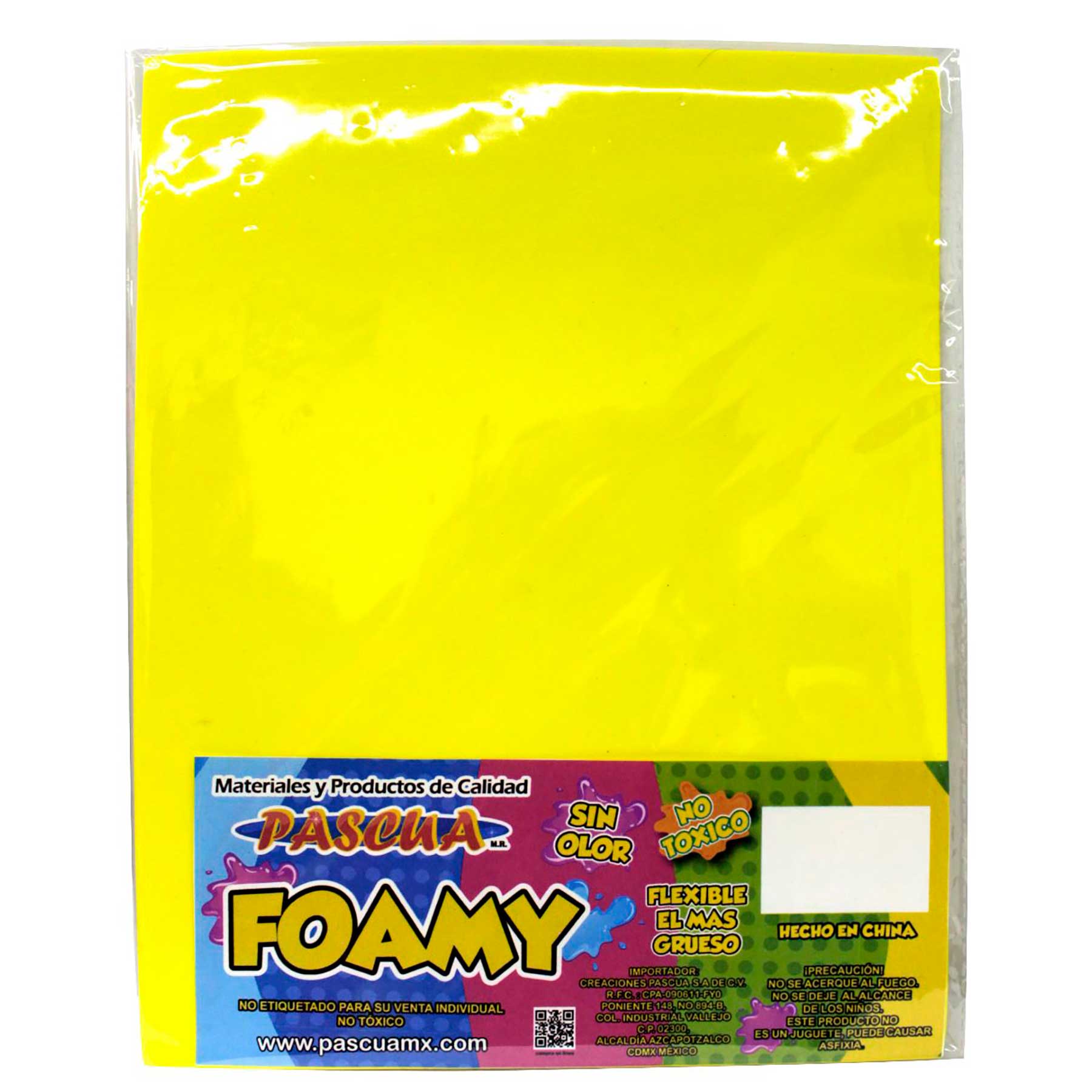 Foamy Pascua Amarillo Carta C/5